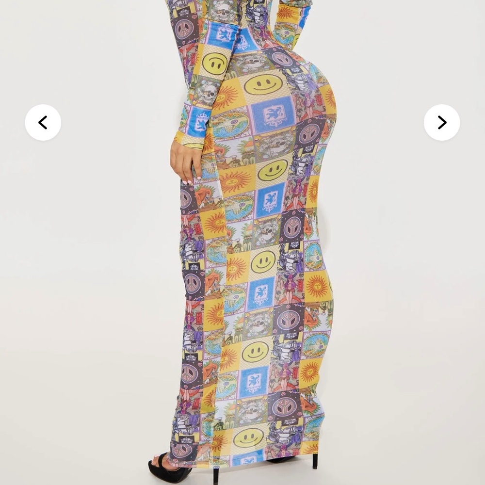 Florence City Walk Maxi Dress - Multi Color - L